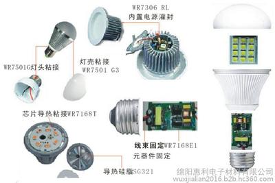 綿陽惠利WR7501G車燈LED燈單組份密封膠圖片與細節(jié)解析